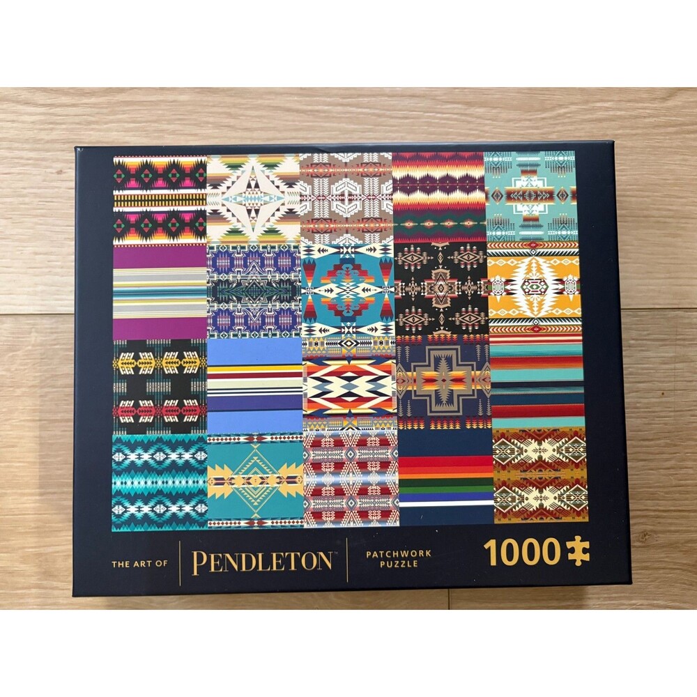The Art of Pendleton Woolen Mills Patchwork 1000-Piece Puzzle